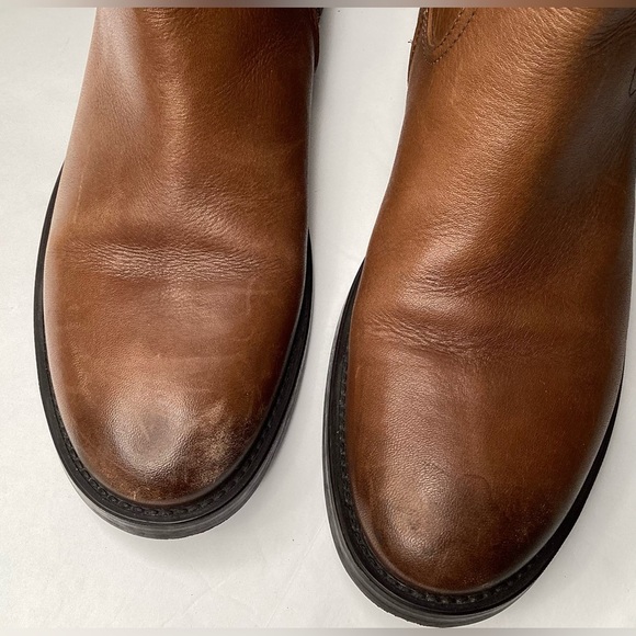 Kalena women’s Italian made leather boots, low heel, zipper, size 39 - Picture 10 of 12